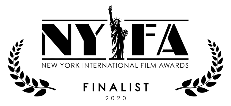 The logo for the Worcester 6 New York International Film Awards, sponsored by the Leary Firefighters Foundation.