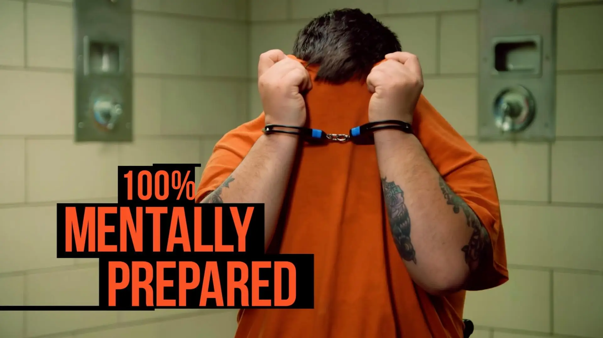 A man in handcuffs behind his back, featured on 60 Days In.